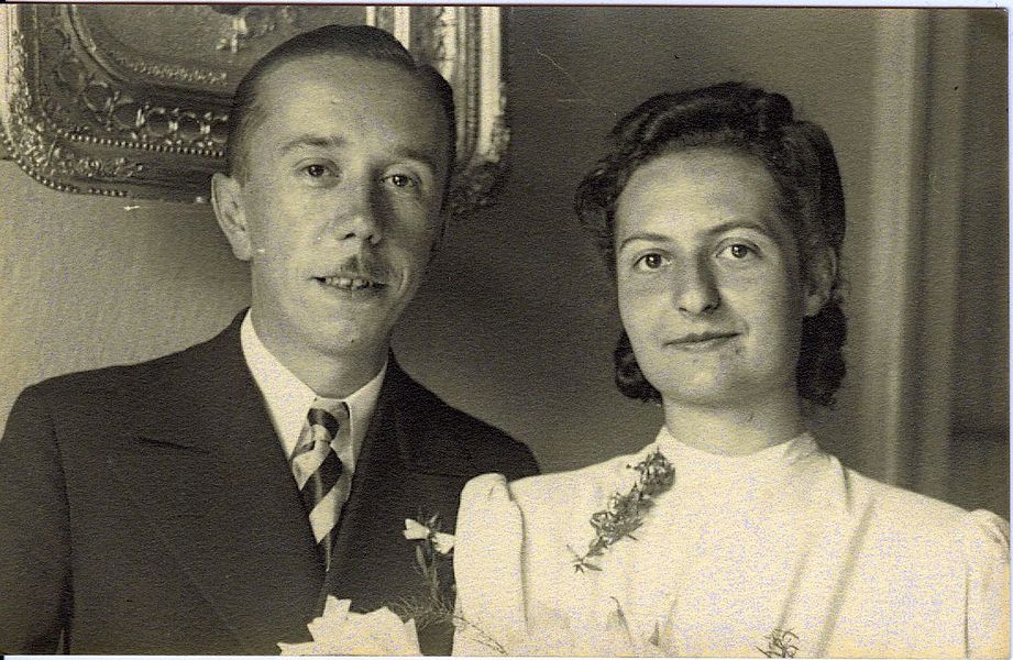 27.8.1942, České Budějovice, svatba se Zdeničkou Heinrichovou