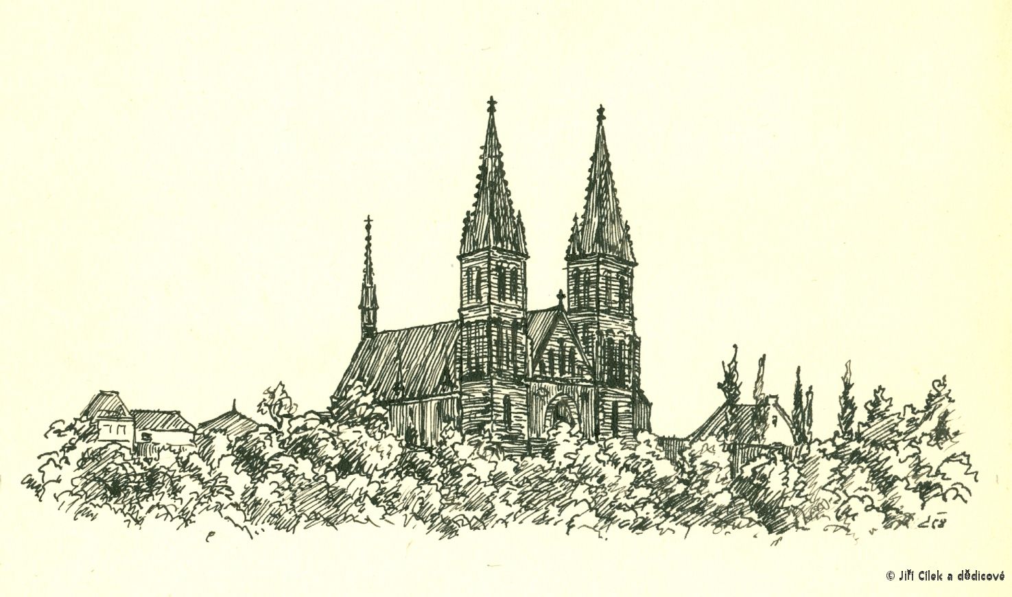 Praha – Vyšehrad, kostel sv. Petra a Pavla